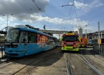 V Ostravě ráno havarovaly tramvaje, jeden muž utrpěl vážná zranění