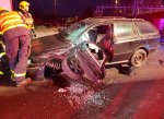 V Bohumíně bourala dvě auta, hasiči museli vyprostit zraněného pasažéra