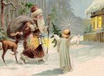 Fotogalerie: Svaté, romantické i nezbedné vánoční pohlednice, které si posílali naši předkové