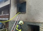 Požár rodinného domu v Návsí nepřežila jedna osoba, škoda přesáhla půl milionu