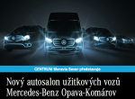Společnost CENTRUM Moravia Sever otevřela v Opavě autosalon užitkových vozů Mercedes