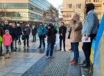 Demonstranti v Ostravě: Těžko zatřeseme zdmi Kremlu, ale lhostejní být nesmíme