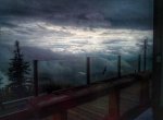 Fotka týdne: Drama v oblacích z vrcholu Lysé hory