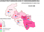 V Moravskoslezském kraji je 237 nakažených, za den jich přibylo 31, dosud nejvíce