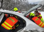 U vážné nehody v Trojanovicích zasahoval vrtulník záchranářů