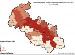 V Moravskoslezském kraji je 140 nakažených. Mapa ukazuje, kde ještě vzdorují