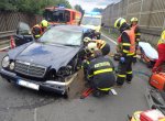 Při srážce tří aut u Ostravy byli zraněni čtyři lidé