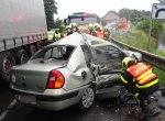 ​Při střetu vozidel u Lichnova na Novojičínsku zemřeli dva lidé