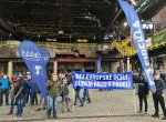 Stovky lidí z oceláren demonstrovaly v Ostravě za evropskou ocel