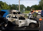 V Ostravě hořela tři auta, škoda je 150 tisíc