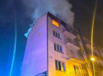 Neobývaný dům v centru Ostravy znovu hořel. Zasahovalo 6 jednotek hasičů