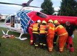 Tři pracovníci utrpěli v železárnách těžké popáleniny, zasahoval vrtulník
